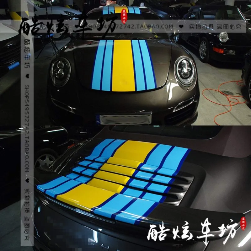 

New Car Sticker Accessories Vinyl Custom Decorative Car Film FOR Porsche 718 911 Full Body Sports Fashion Car Decal