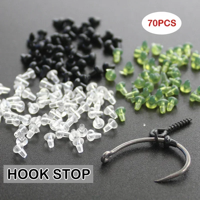 Gancio Strisce Perline Per Carpa – 30 Pezzi Marroni – Terminale Per Ronnie Rig – CBcarptackle