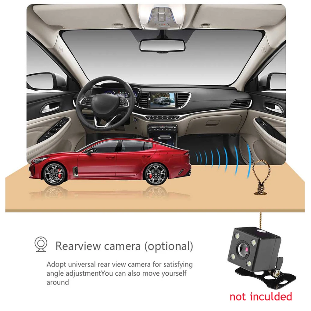 Car Radio MP5 Multimedia Player-Bluetooth Connectivity 7 Inch Touch Screen Easy Installation Digital