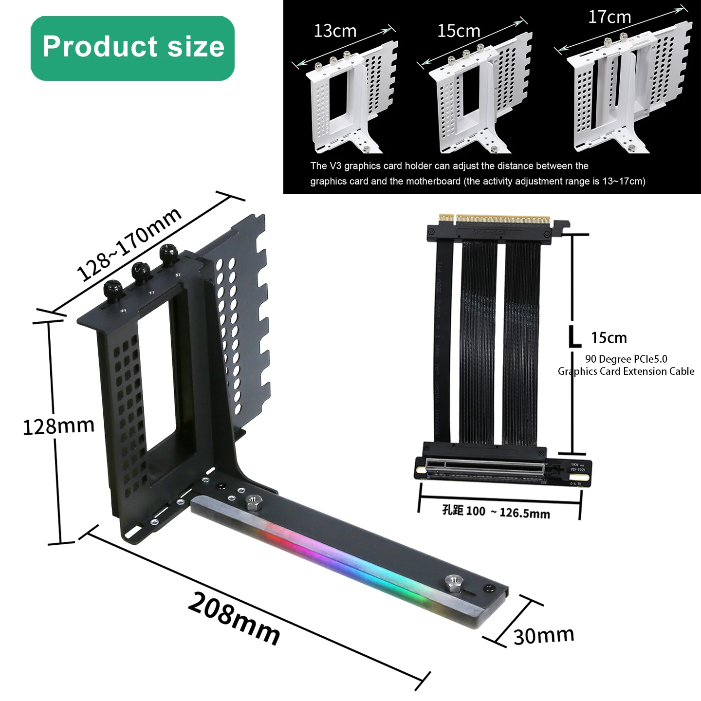 Support GPU X-Bracket Pour Carte Graphique MXM - Cadre De Renfort ATI/NVIDIA