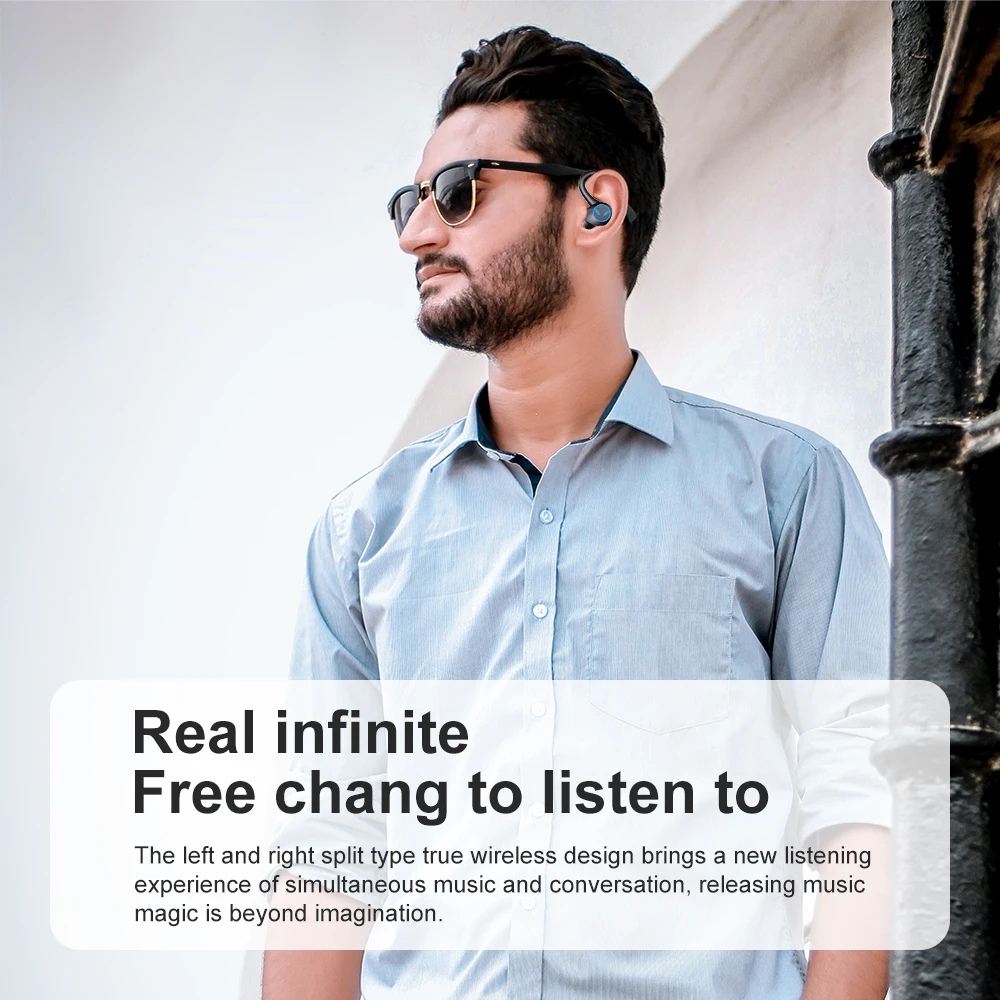 WIFI Bluetooth translation headset HD sound quality long battery life sport business trip study abroad voice translation headset