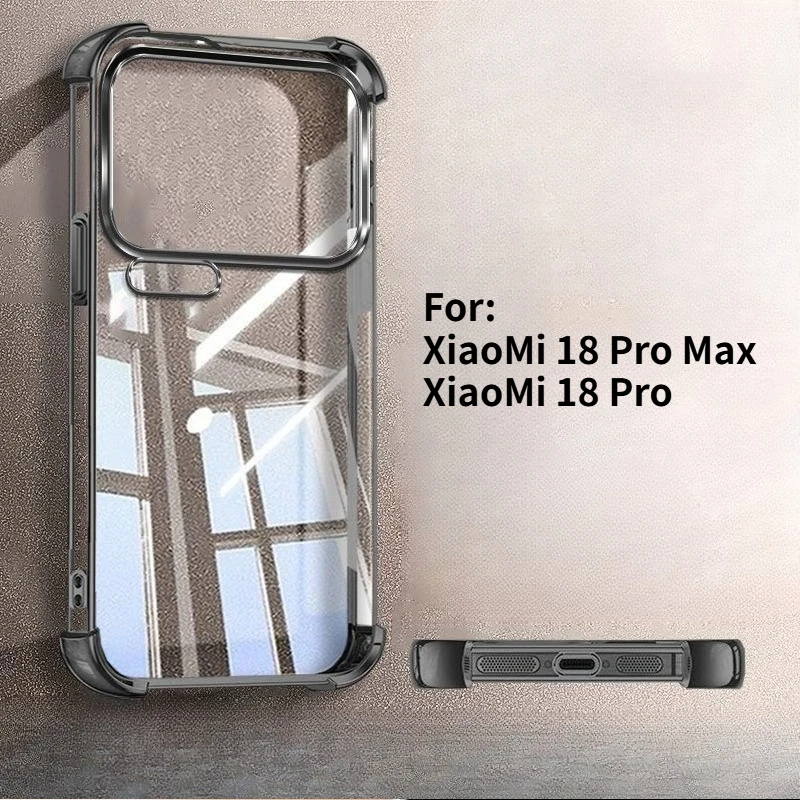 Super Anti-Drop Transparent TPU Soft Shell Case
