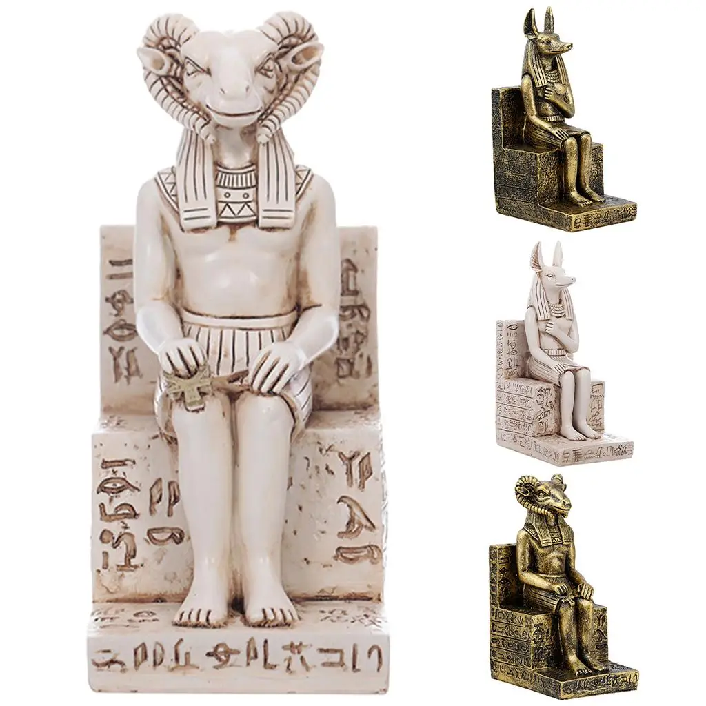 Ancient Egyptian Anubis Statue Office Craft Decoration Collectible Gift