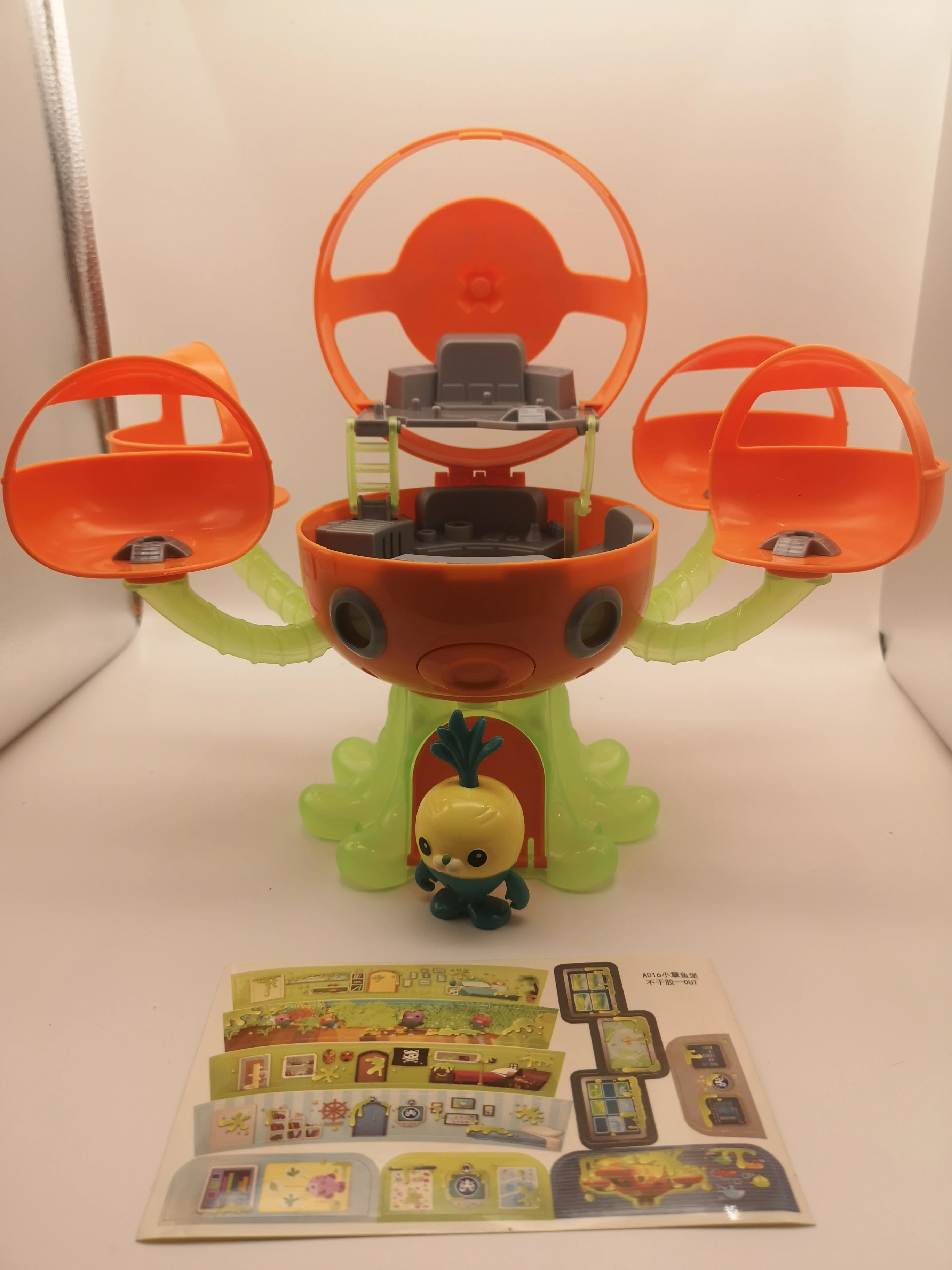 Mini Octo Alert Octonauts Octopod Castle Oktopod Splelset With Box Barnacles Kwazii Children S Toys Free Ship Aliexpress
