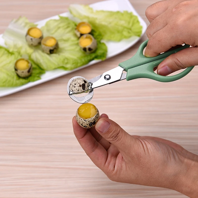 Quail Egg Cutter 10pcs for Pigeon Bird Quail Egg Opener Kitchen Shears Tool 20CC