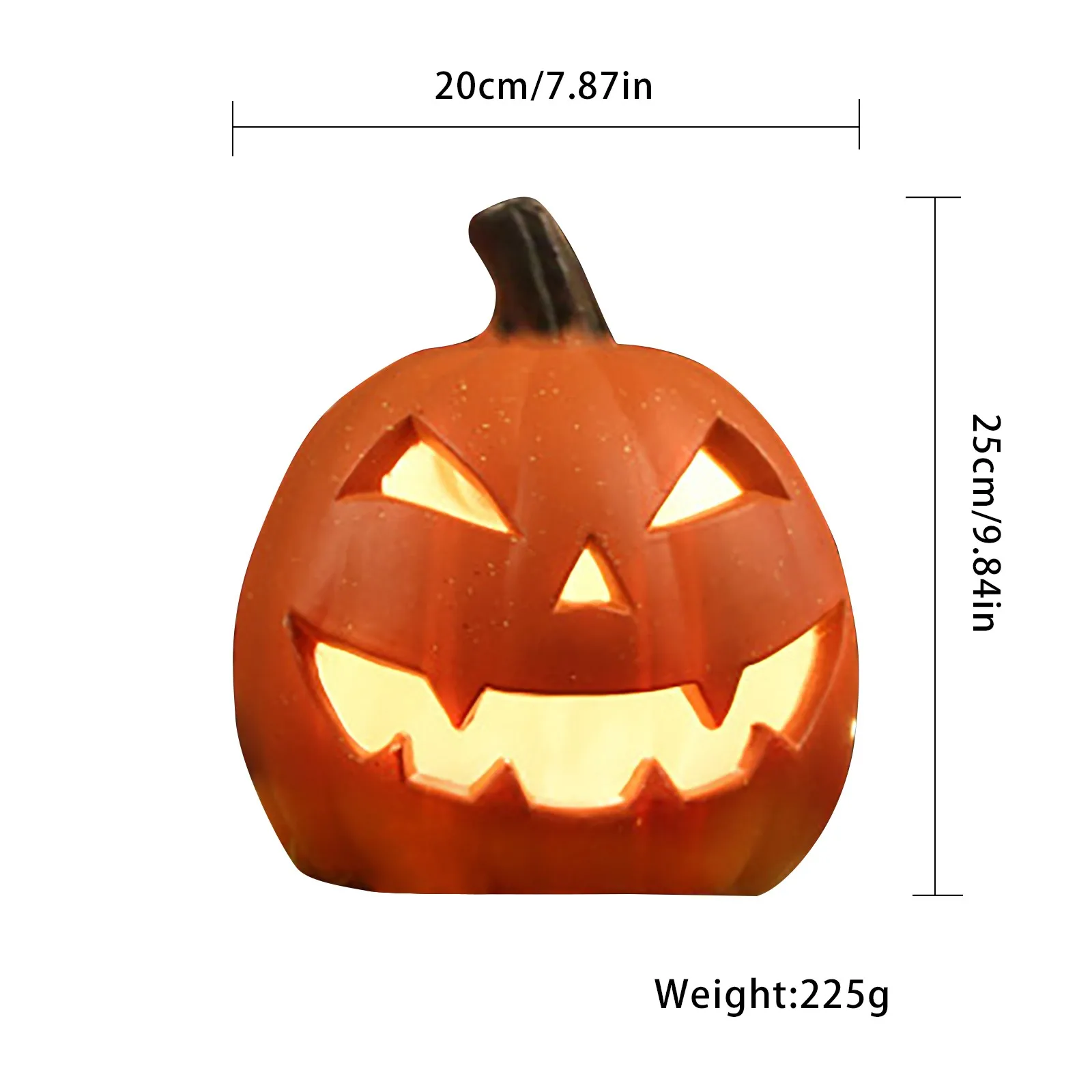 Description Picture 4 of itemHalloween Led Pumpkin Lantern, Led Light Lamp Lantern Home Props Bar, Halloween Decor Led Lantern Scene Layout Home Decoration