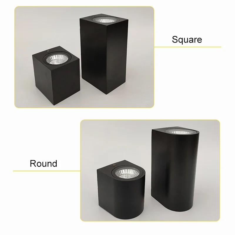IP65 waterproof GU10 wall lamp, die-casting outdoor wall lamp, engineering lighting fence garden countyard villa 2