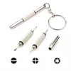 Steel Glasses Screwdriver Eyeglass Screwdriver Watch Repair Kit with Keychain Portable Hand Tools Precision Screwdriver Tools 3