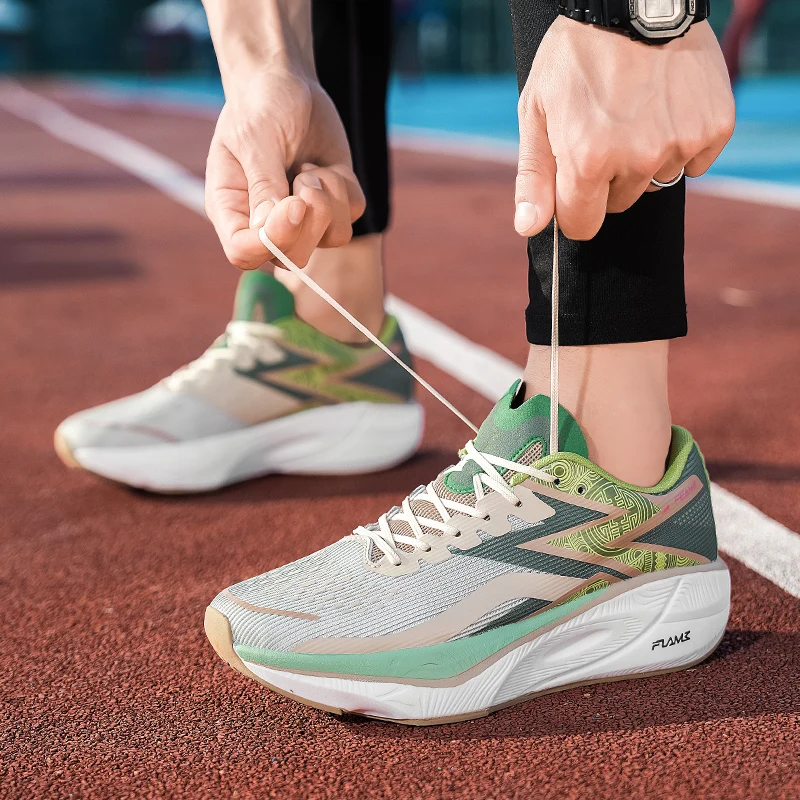 Men Sports Running Shoes Marathon Breathable Lightweight Women's Comfortable Athletic Nonskid Sneakers_vogvips.com