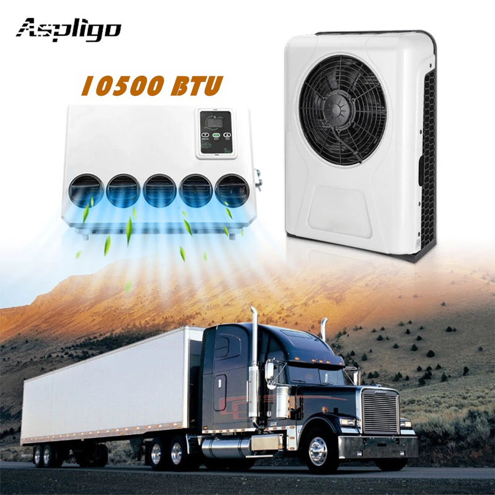 Aspligo10500btuTruckElectricSplitAirConditioner12VParkingAir