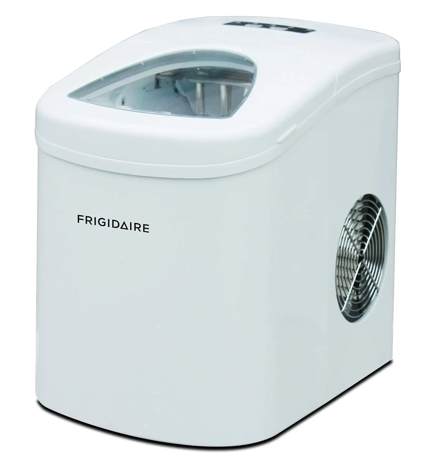 Portable Countertop EFIC108-WHITE Maker, Freestanding, 26LB ice per Day, WHITE