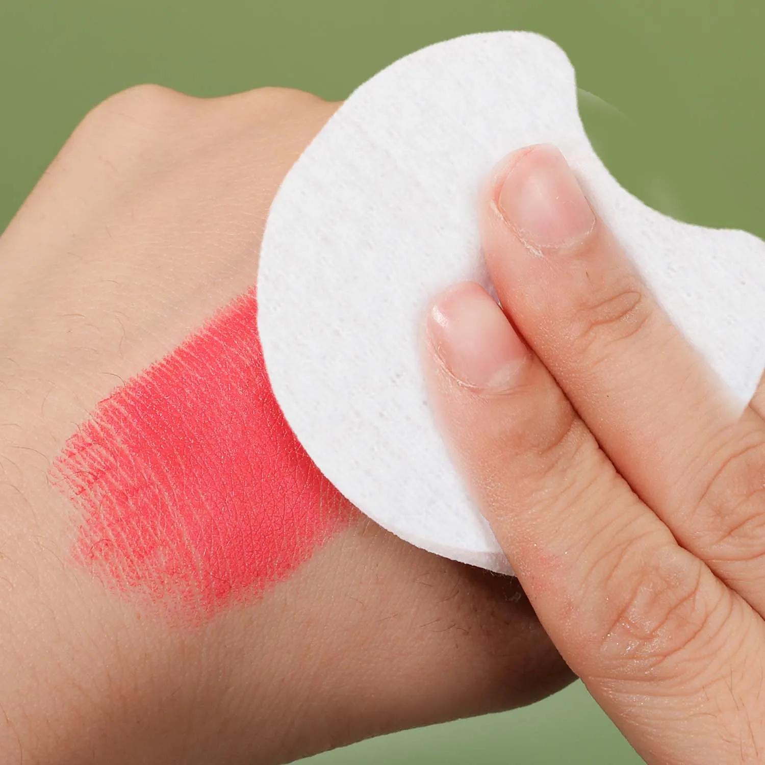 Cotton Makeup Remover Pads for Facial Cleansing