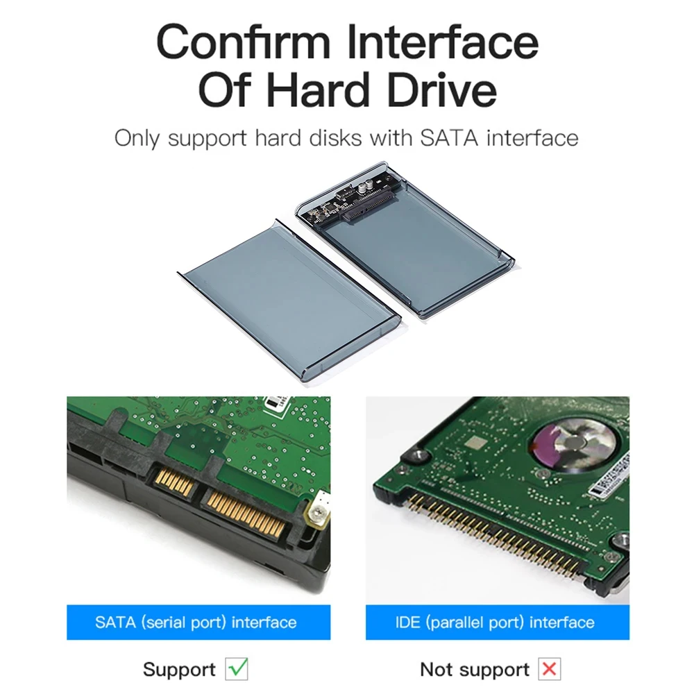 External Hard Drive Enclosure USB 3.0 3.1 2.5 Inch SATA external hard drive case,hard drive enclosure,external hard drive box,hdd case enclosure