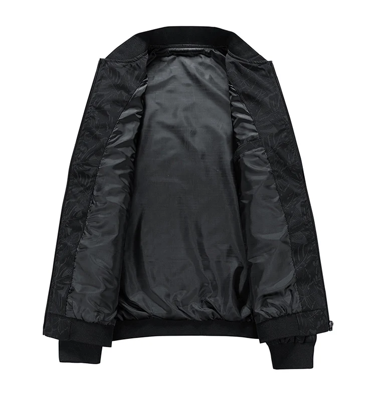 2023 New Autumn Baseball Jacket for Men Printed Windbreaker Streetwear Fashion Slim Fit Spring Bomber Jacket Mens College Coat