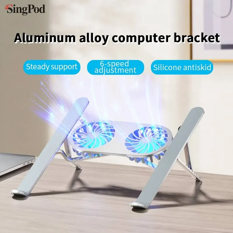 Laptop Stand Aluminium Alloy Notebook Computer Stand For Folding Storage Portable Desktop Cooling Tablet Stand