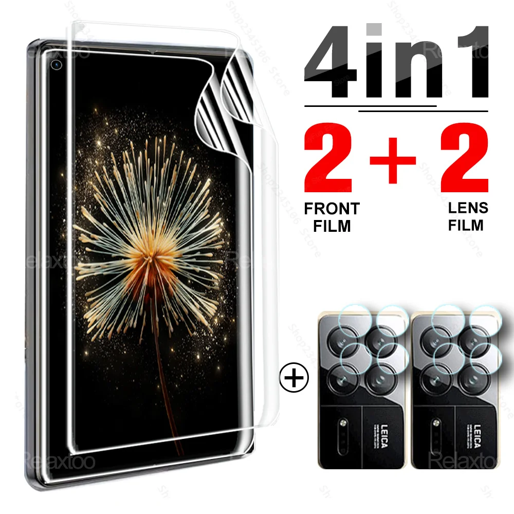 Xaomi Mix Fold3 Hydrogel Film 4 In1 Per Xiaomi Mix Fold 3 5G Camera Glass Screen Protector Mi Mixfolfold2 Mixfold3 Mixfold2