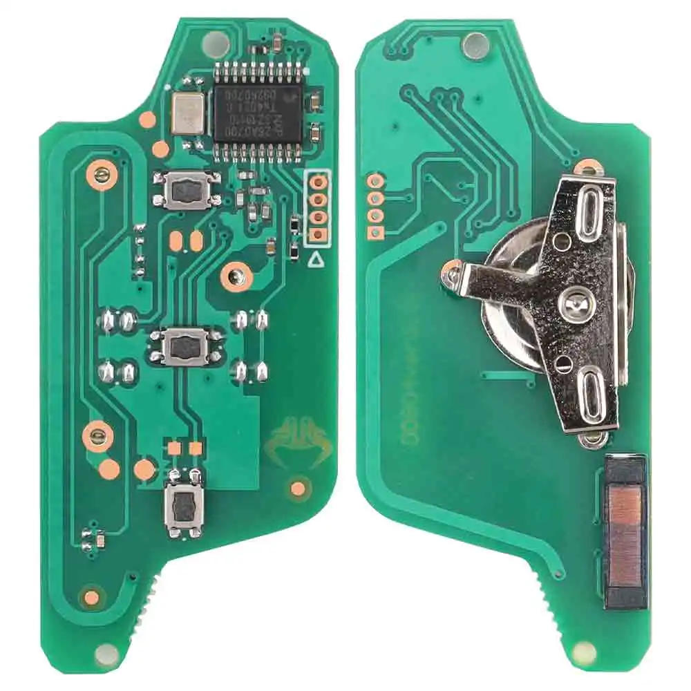 Smart key remote LIXIANG Modified Flip Remote Car Key ASK/FSK 433Mhz ID46 For Peugeot 207 308 307 407 607 807 For Citroen C2 C3 C4 CE 0523
