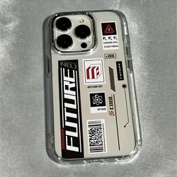Neon Cyberpunk Sticker Phone Case Cover - iPhone SE (2020) (1)