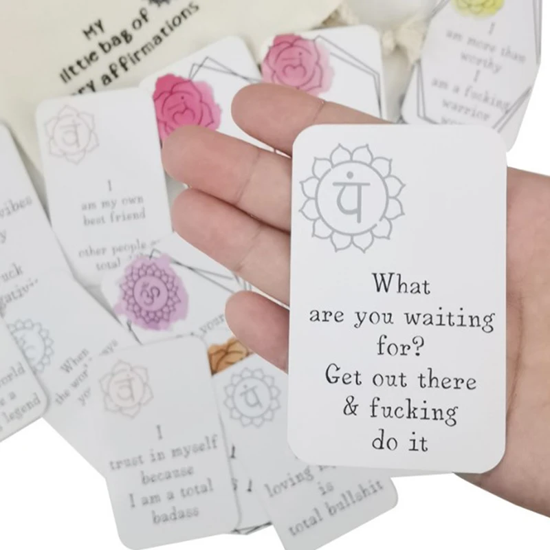 

16pcs Inspirational Funny Affirmation Card Kids Positive Party Birthday Cards Children's Interactive Game Question Answer Card