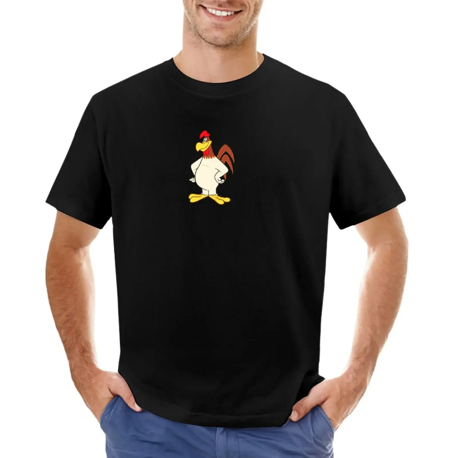 

Foghorn Standing T-Shirt boys whites kawaii clothes vintage clothes slim fit t shirts for men