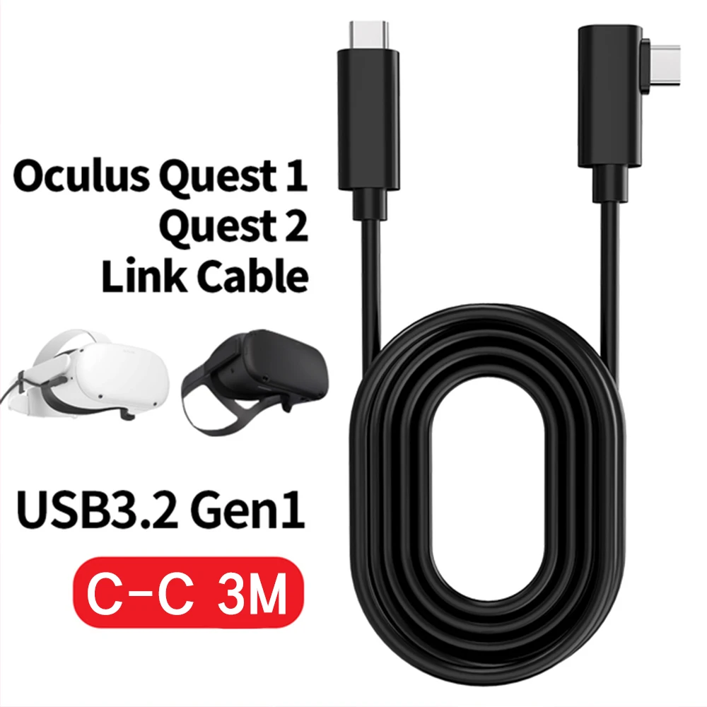 For Oculus Quest 2 Link Cable 5/6/7M USB 3.0 Quick Charge Cables for Quest2 VR Data Transfer Fast Charges VR Headset Accessories 
