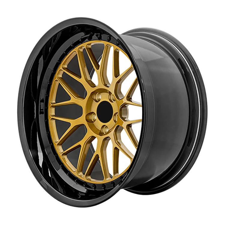 2 Piece Rims Mesh Design Aluminum Alloy Forged Car Wheels 18-23 Inch for Passenger Car Wheels 5/100 5/120 5/114.3