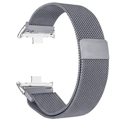 Milanese Loop Metal Strap Wristband Replacement - Smartwatch Bracelet Accessories for Miband 9 Pro (Space Gray)