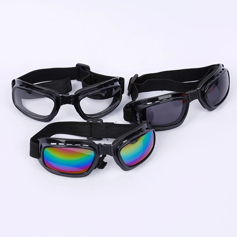 

3PCS Labor Goggles Outdoor Impact Splashproof Dustproof Motorcycle Protective Eyewear Fashionable Foldable SpongeBob Ski Goggles