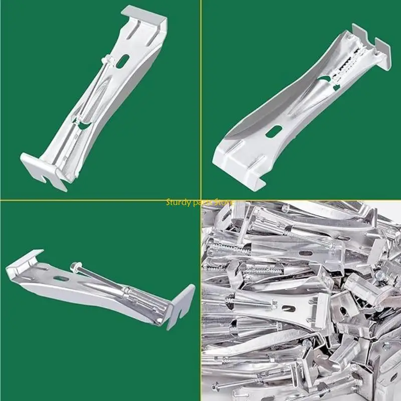 97QC 30Pcs Gutter Hangers Quick Screw Clip Hide Bracket for 5 Inch K Styles Sturdy Aluminum Gutters Includes Drill Bit