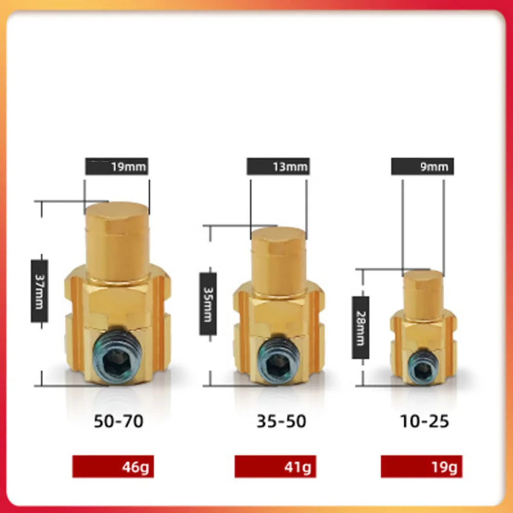 Saldatrice Telwin Connettori Cavo Saldatura TIG RIVERWELD - Spina E Presa Rapida 315A, Per Sezioni 35-50mm² Raccordo Rapido Cavi - Foto 4