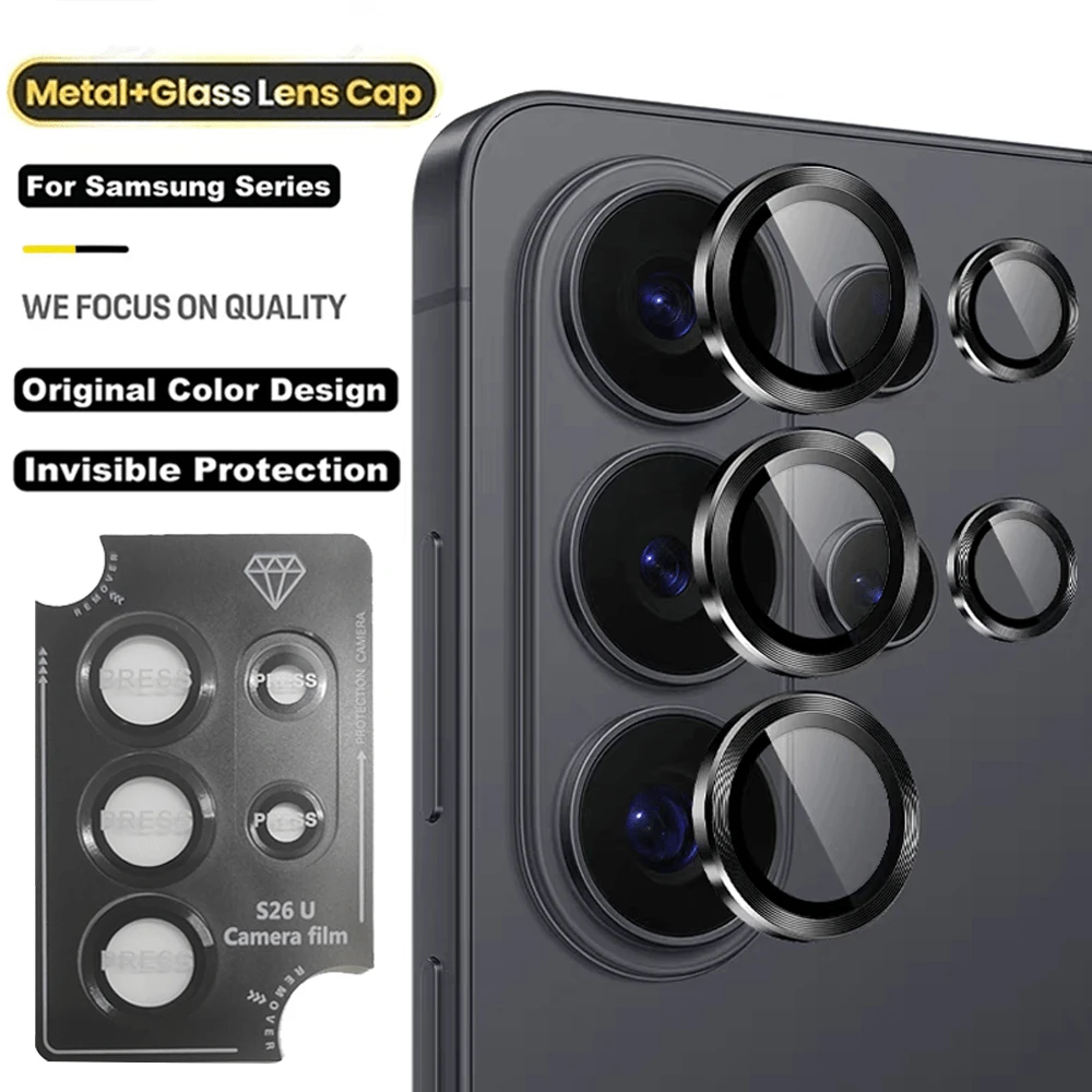 Premium Individual Metal Lens Protectors for Samsung Galaxy Ultra Series - Easy Installation