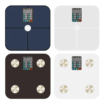 Body-Analyzer Scale 400 Lbs Digital Bathroom Scale Body Weight Scale Sync App Bluetooth-Compatible for Weight Loss & Body Weight - Thumbnail 5