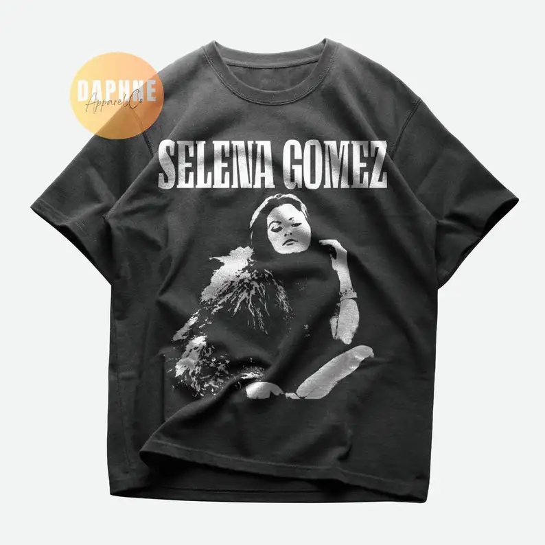 Selena Gomez Nuovissimo Album Single Soon Cover Limited Vintage T Shirt Egoist Love Rare Revival Stars Dance Qualità Premium