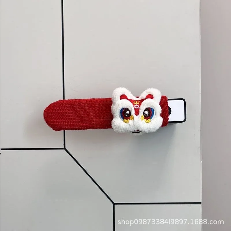 Door Handle Protective Cover Anti-collision Anti-static Anti-freezing Hand Thickened Gloves Cartoon Cute Doll Wall Guard Gloves
