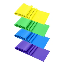 Set of 4 Resistance Bands for Fitness, Yoga, and Strength Training (4Pcs Exercise Bands)