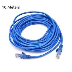 High - Speed CAT6E RJ45 Ethernet Cable - Durable UTP Networking Patch Cord - 30 Meters (Blue)