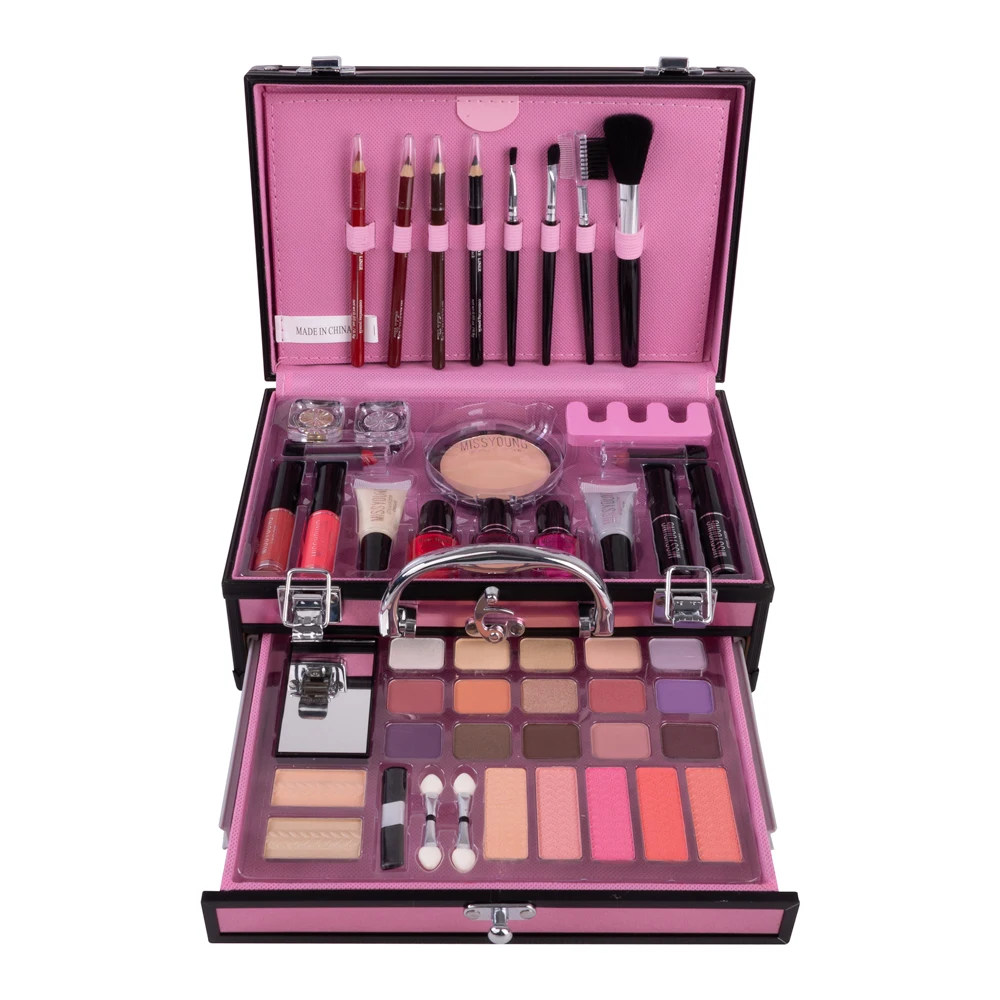 ProfessionalFullMakeupBoxSuitcaseMakeupKitLipstickMakeup