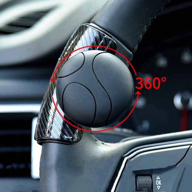 Booster de volant de voiture avec bouton rotatif, rotation à 360
