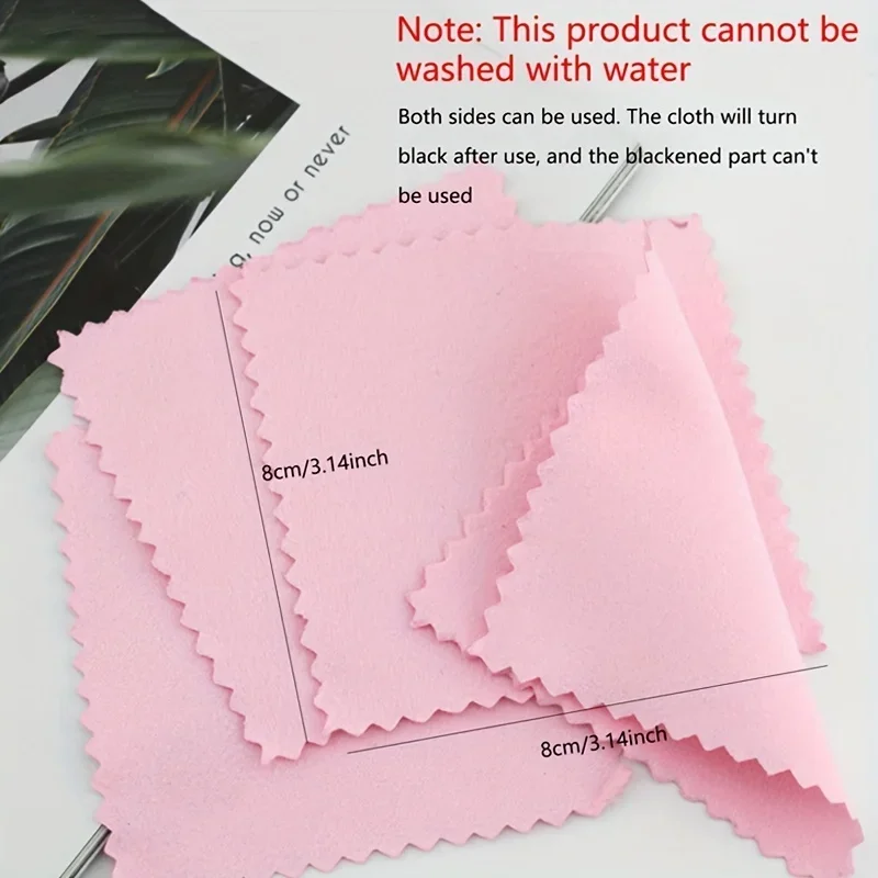10/20pc Silver Polish Cleaner Cloth Soft Clean Napkins Wipes for Silverware Gold Jewelry Tool Equipment Making Supplies Handmade