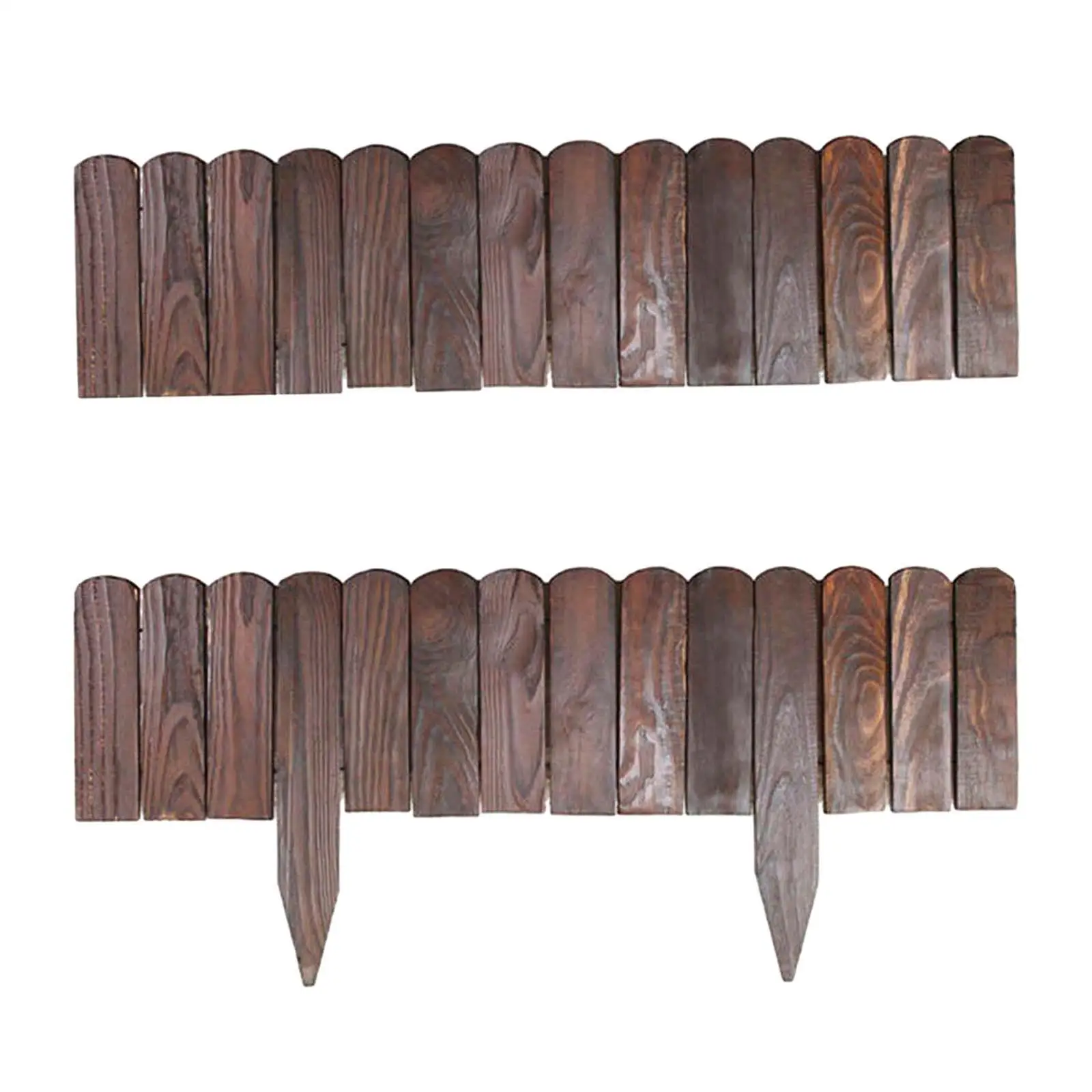 

Decorative Garden Fence Landscape Border Fence Liner Garden Edging Border Wood for Flower Bed Path Garden Flower Lawn Edge Patio