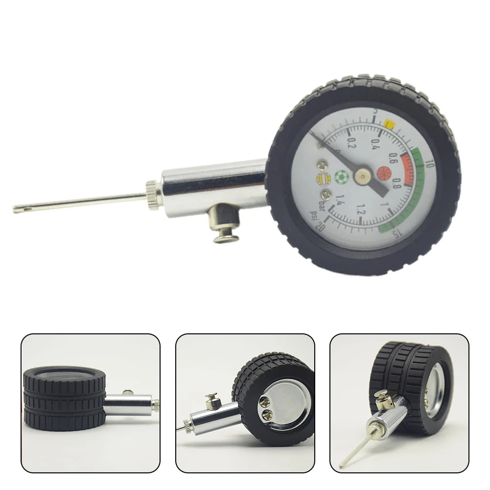 Soccer Ball Pressure Gauge Air Watch Football Volleyball Basketball