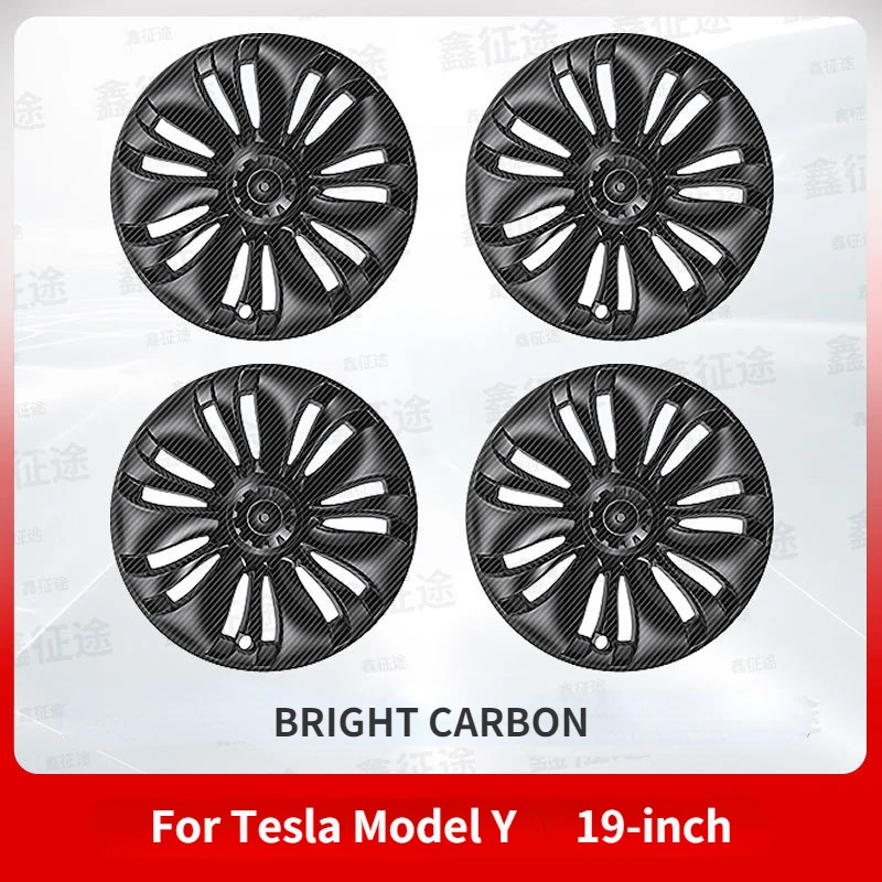 car gas tank 4PCS for Tesla Model 3/Y Hub cap Original Car Replacement Wheel Cap 18-Inch  Automobile Hubcap Full Cover Accessories 2021 2022 car oil measurement stick Other Replacement Parts