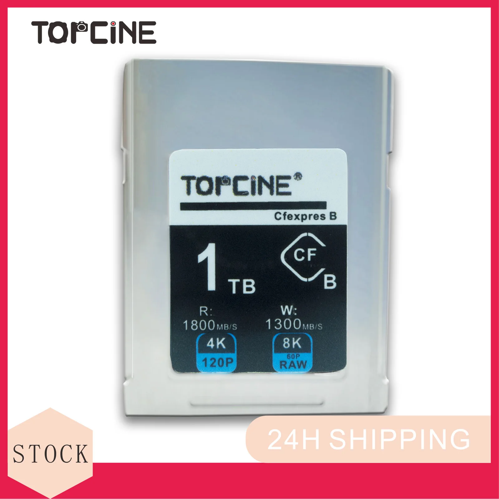 Topcine CFexpress B Card Adapter for Cameras CFexpress Type B to NVME