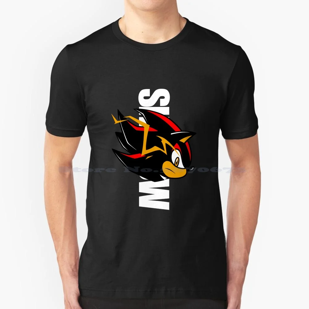 Shadow Look Fan Art Essential T Shirt 100% Cotone Tee Shadow The Hedgehog Maglione Shadow The Hedgehog Magnet Shadow The