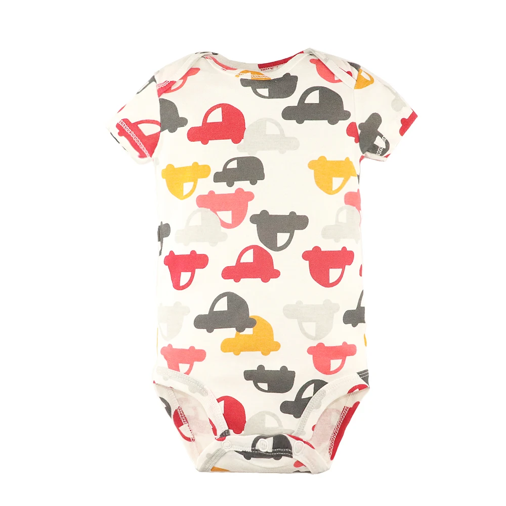 3PCS Baby Bodysuits+Pants Cotton Newborn Baby Boy Clothes Summer Cartton Kids Clothing Sets 0-24 Moth Bebe Jumpsuit