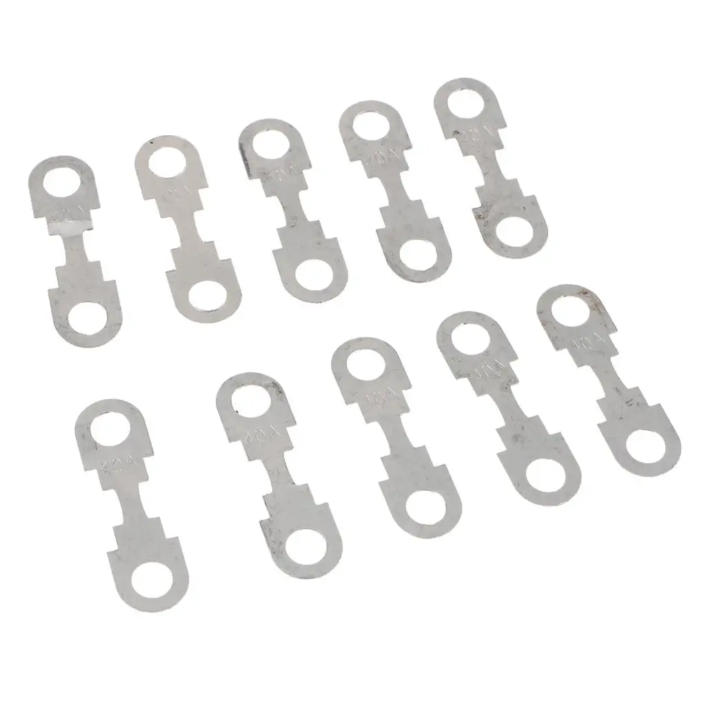 10Pcs Strip Fuse Link for VW Golf 30/40/50/60/70/80/100/125/150AMP Choice