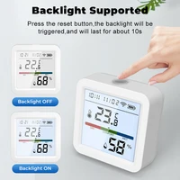 Smart Tuya ZigBee Home Temperature Humidity Sensor with BackLight LCD Works With Google Assistant and Need Tuya Zigbee Hub - Image 4