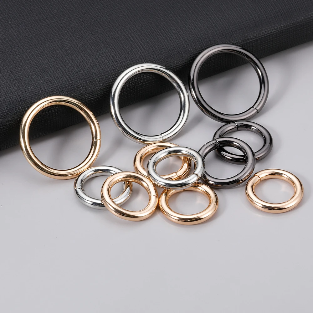 50pcs/lot Wholesale Closed Circle Jump Rings Necklace Bracelet Earring Pendant Connectors DIY Making Jewelry Crafts Accessories