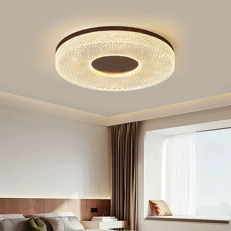 Simple modern ceiling light bedroom room light warm and warm study balcony living room ceiling LED energy saving