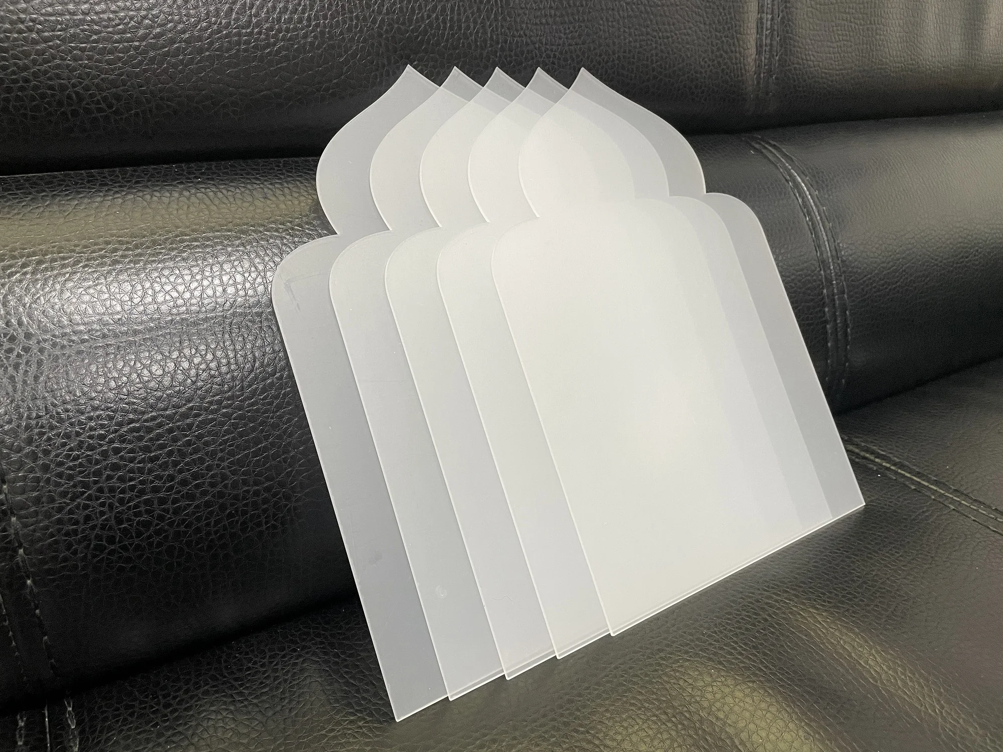 Acrylic sign holders Castle shape transparent acrylic sign for DIY party